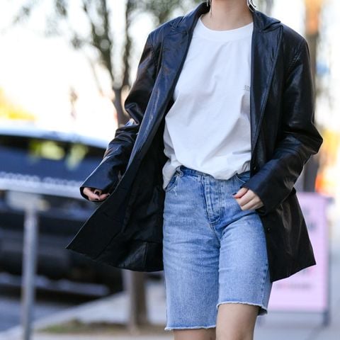 Would You Wear a Pair of Extra-long Denim Shorts?