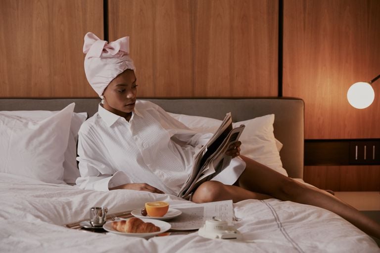 Meet Sarah Marantz Lindenberg Founder of NiteCap, the Silk Hair Wrap You Didn't Know Your Sleep Routine Needed