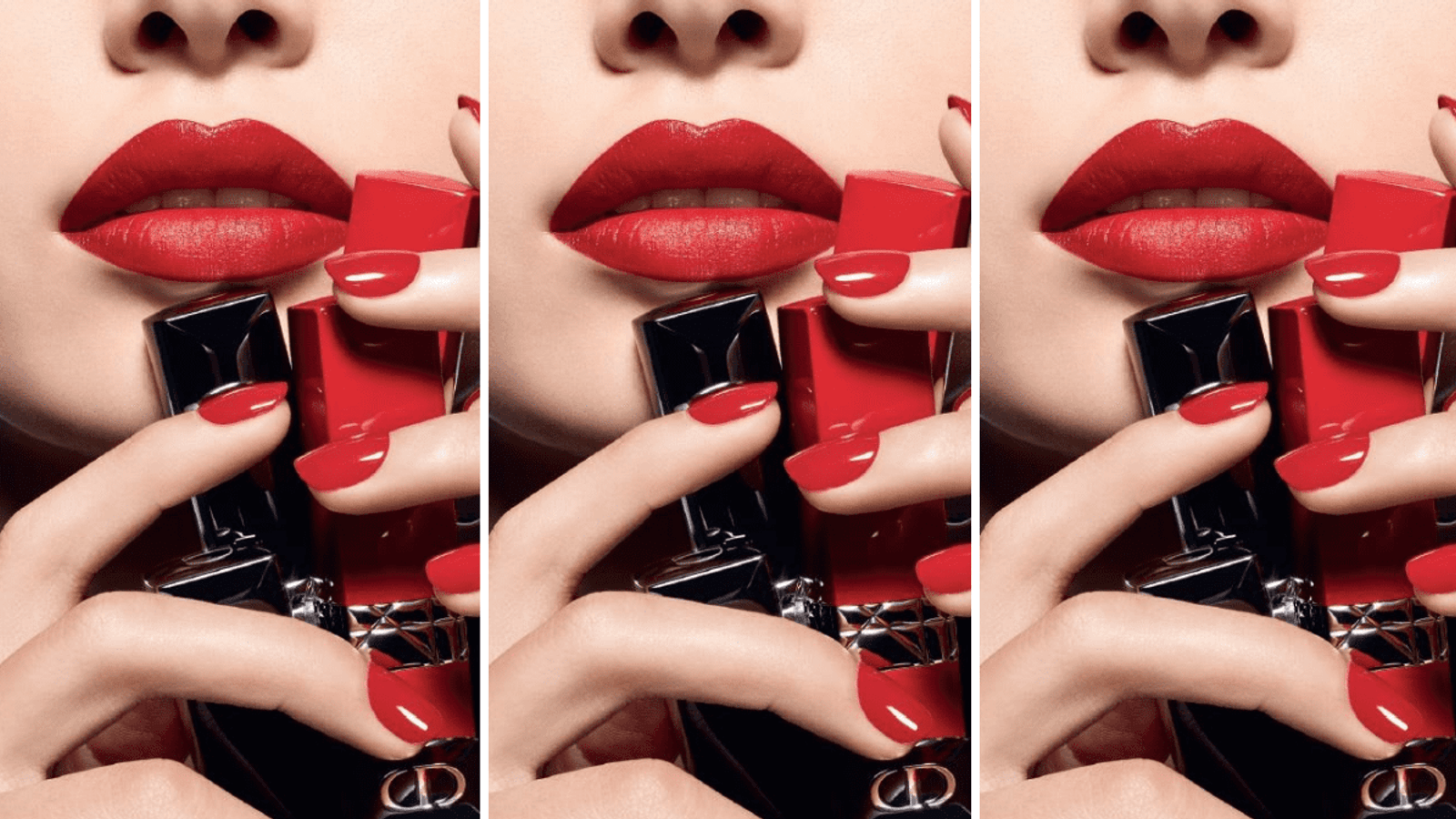 Trio Rouge Dior ディオール (999) Rouge Dior Hydrating Lipstick and Couture Color | Dior US US