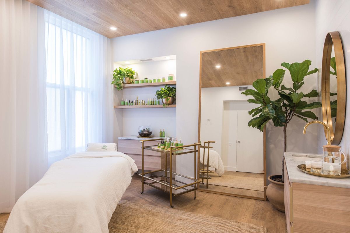 Inside the Tata Harper Treatment Room at Montreal's Etiket Boutique