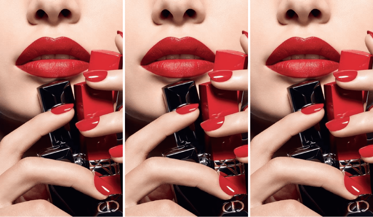 dior red lipstick