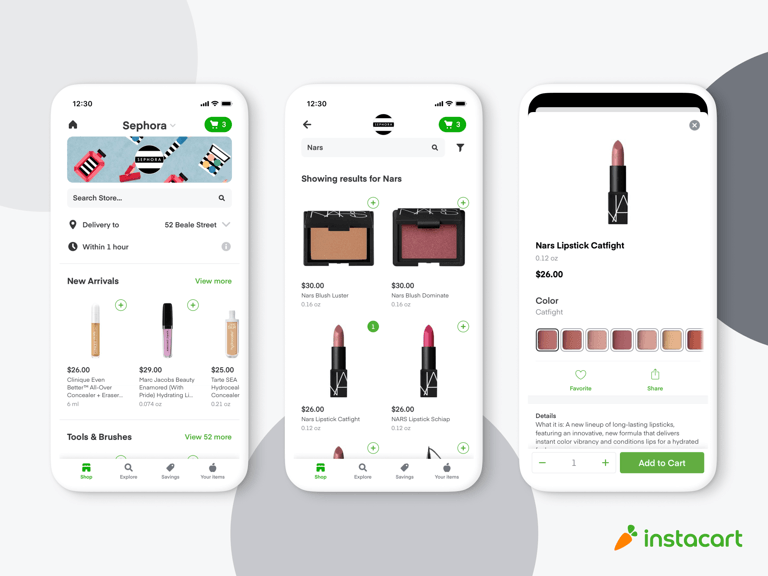 sephora canada instacart