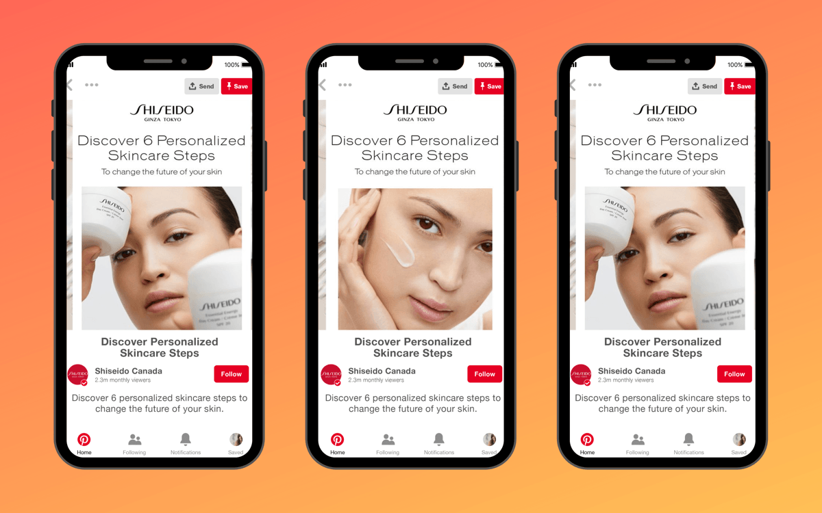 shiseido pinterest