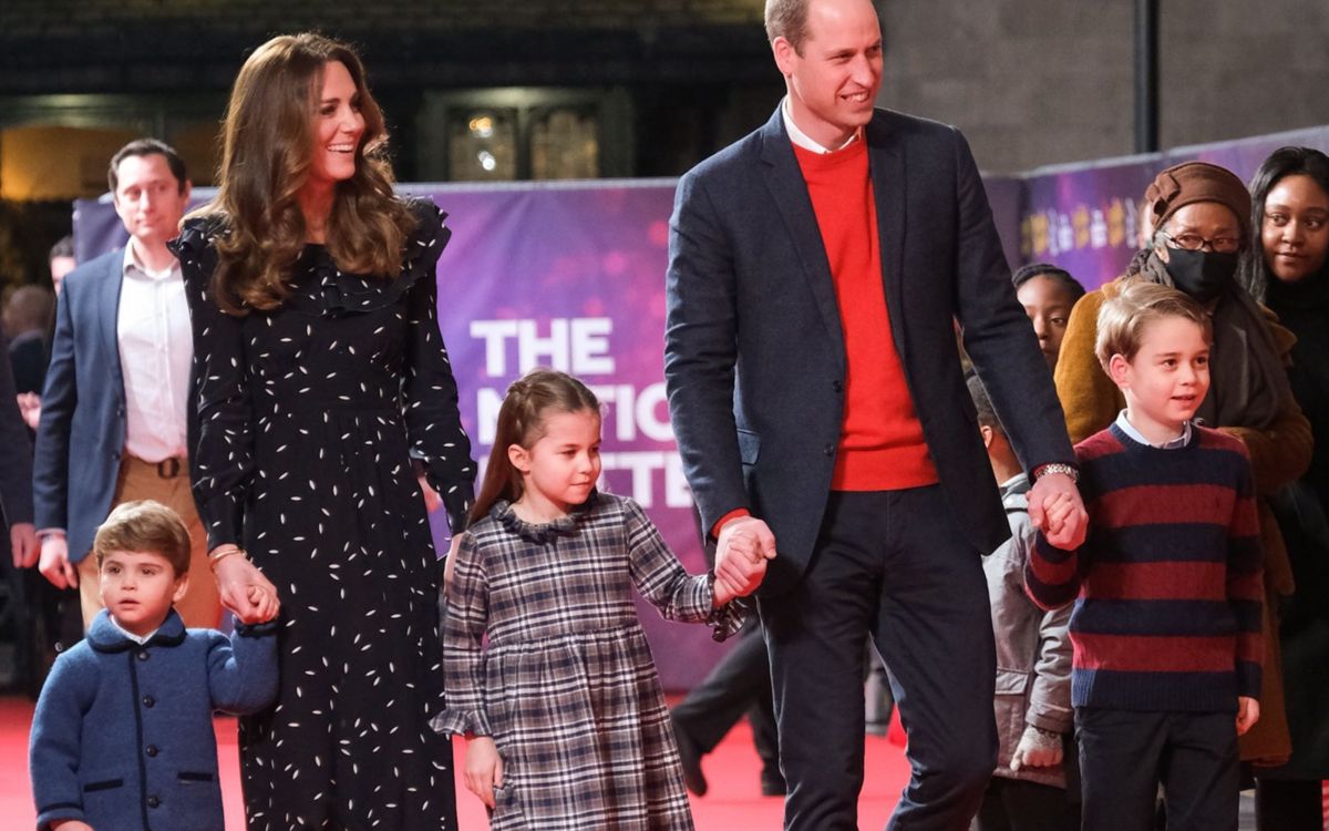 Kate Middleton, Prince William and their kids
