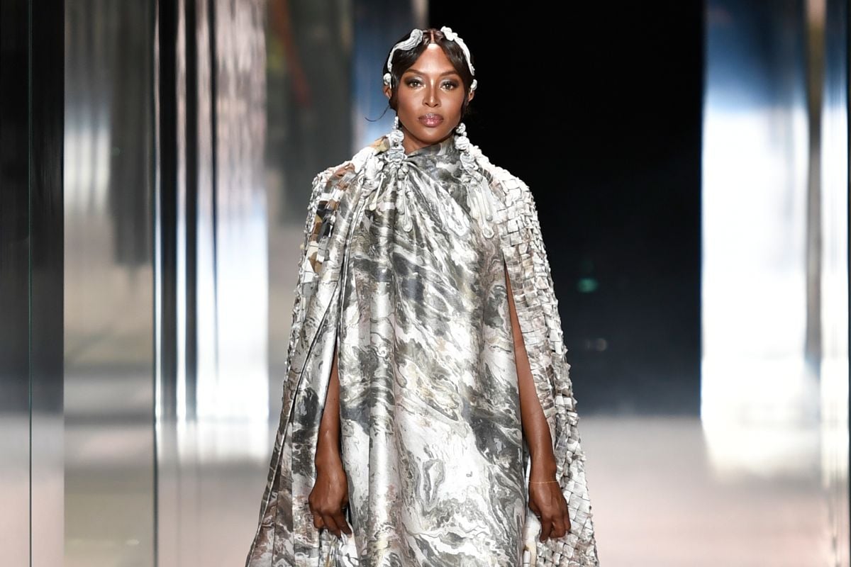 Naomi Campbell at the Fendi Spring 2021 Couture show