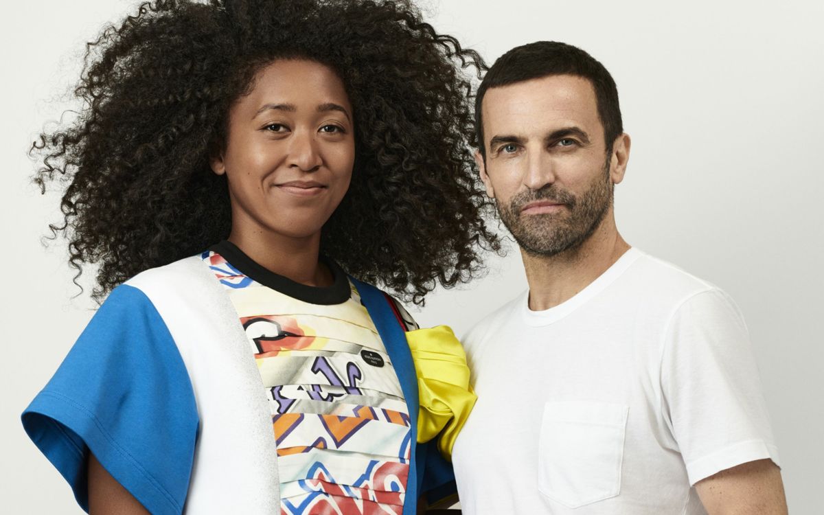 Naomi Osaka and Nicolas Ghesquière
