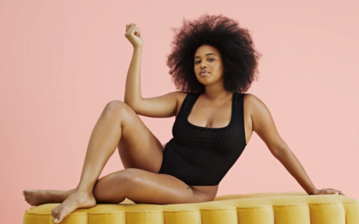 Woman wearing bodysuit