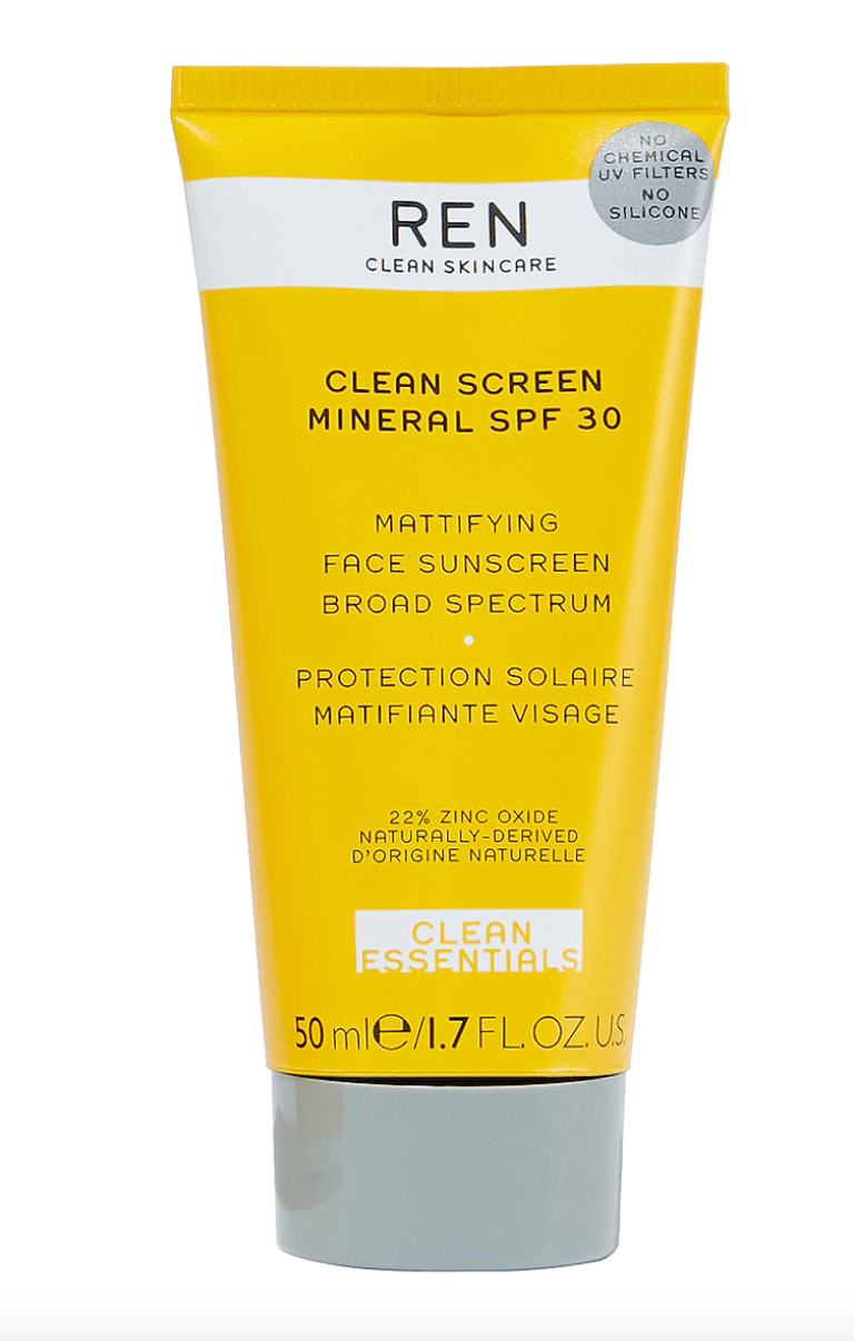 REN Skincare Clean Screen Mineral SPF30: Mattifying Face Sunscreen