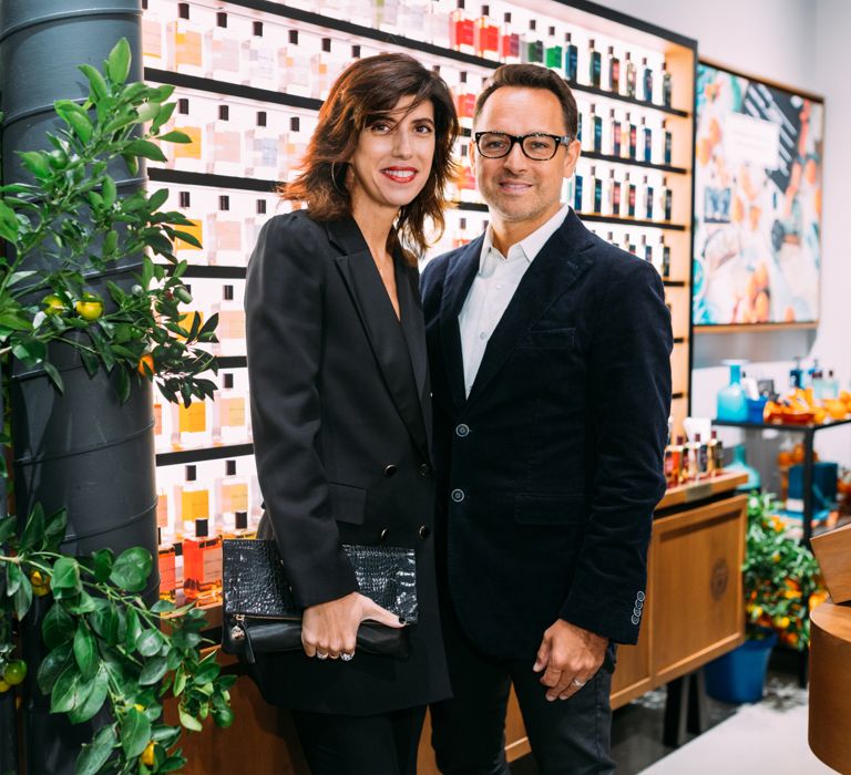 Atelier Cologne founders Sylvie and Christophe
