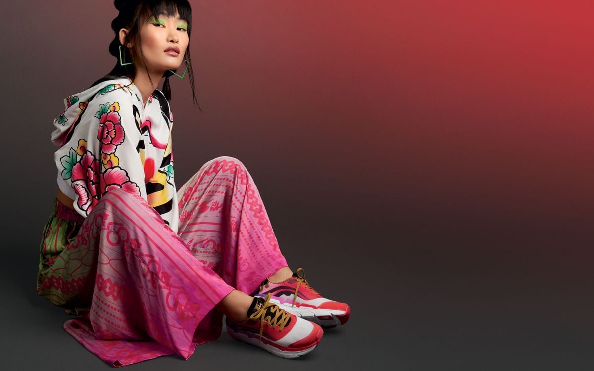 Colourful sneaker collaboration