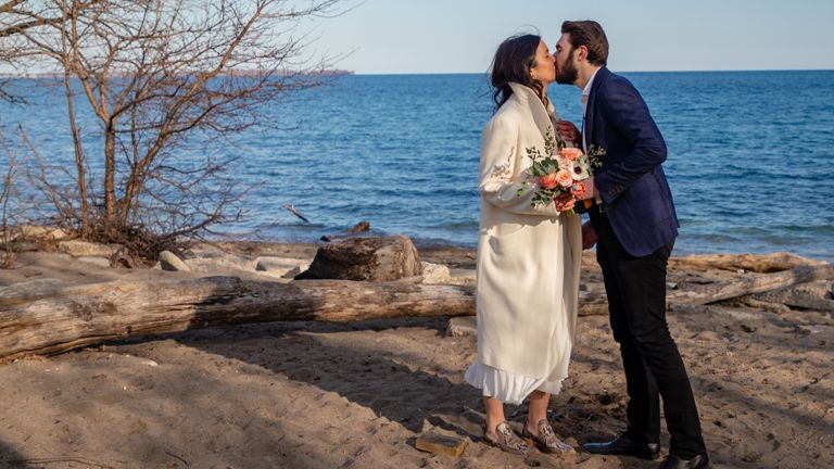 “COVID-19 Cancelled Our Wedding, So We Exchanged Vows Alone”