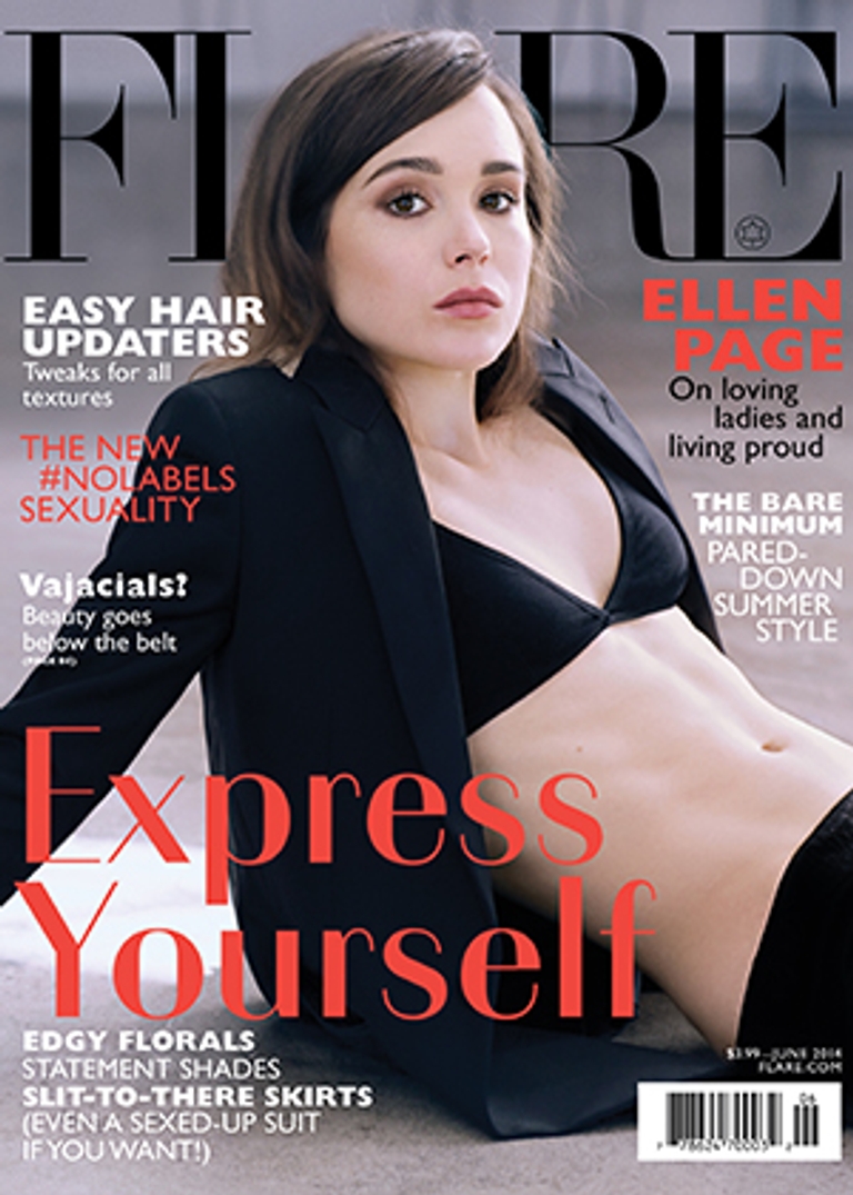 FLARE’s June 2014 Cover Star Is...Ellen Page!