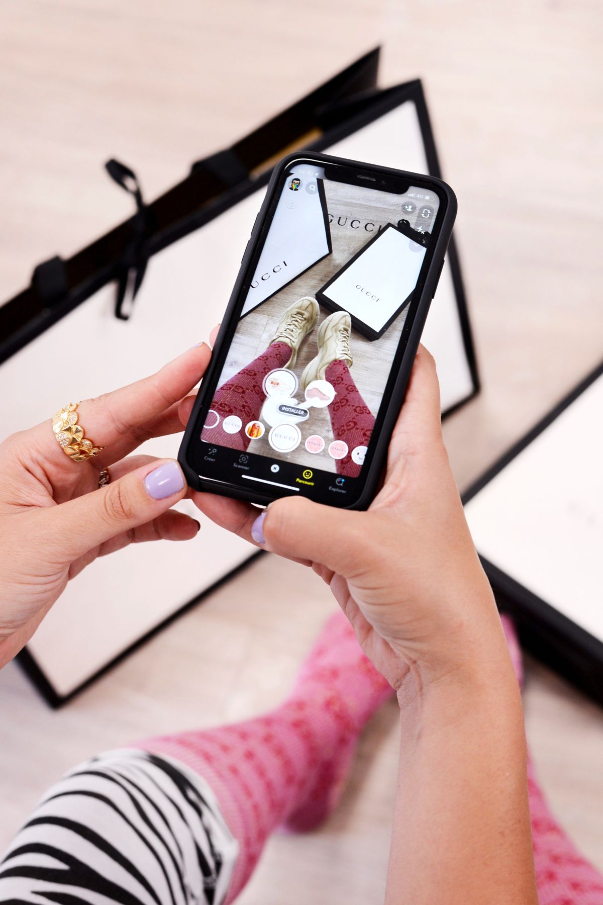 snapchat AR try-on