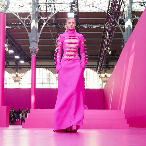 Valentino’s Pink Parade + Other Viral Moments from Paris Fashion Week