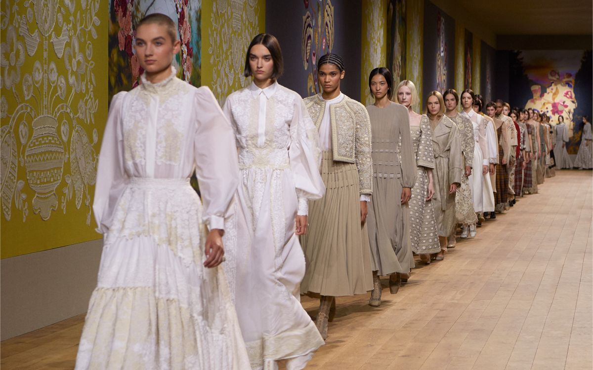 Dior Fall 2022 Couture Turns to Folklore - FASHION Magazine