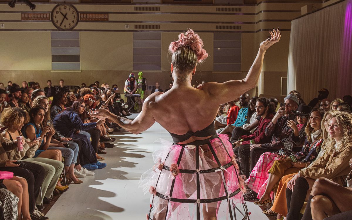 Glammylee at Fashion Art Toronto May 2022 for the announcement of Fall 2022 showcase