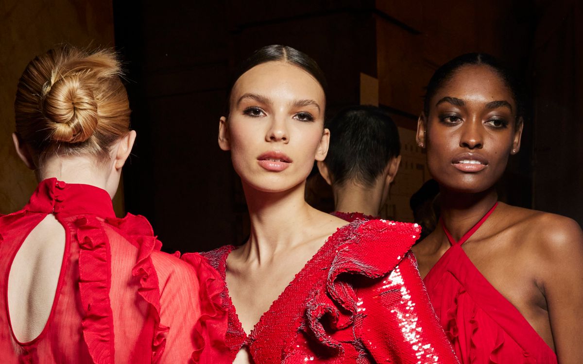nyfw backstage beauty