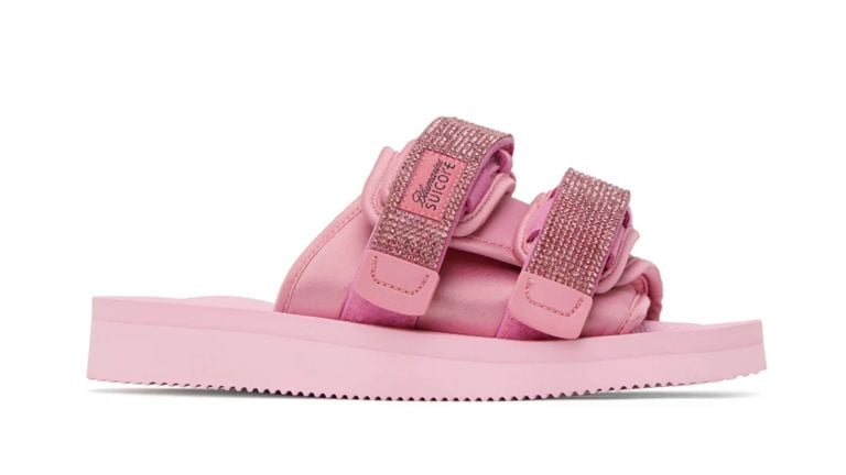 Blumarine Pink Suicoke Edition MOTO-Cab Sandals