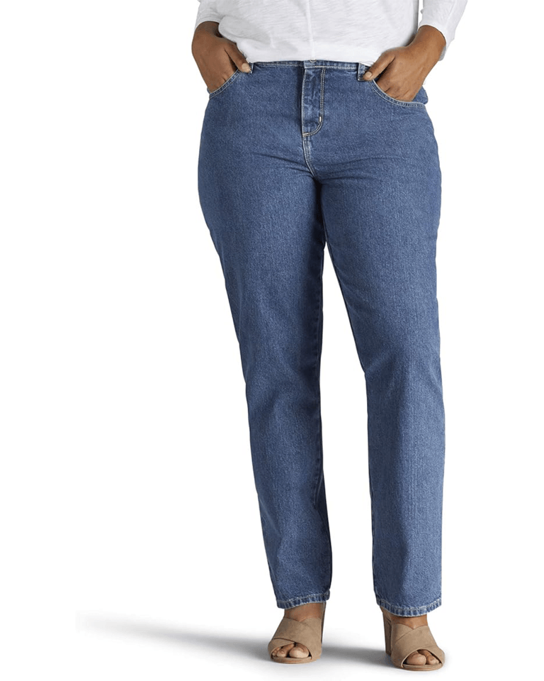 best budget lee's straight leg jeans