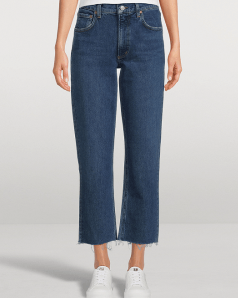 best cropped agolde jeans