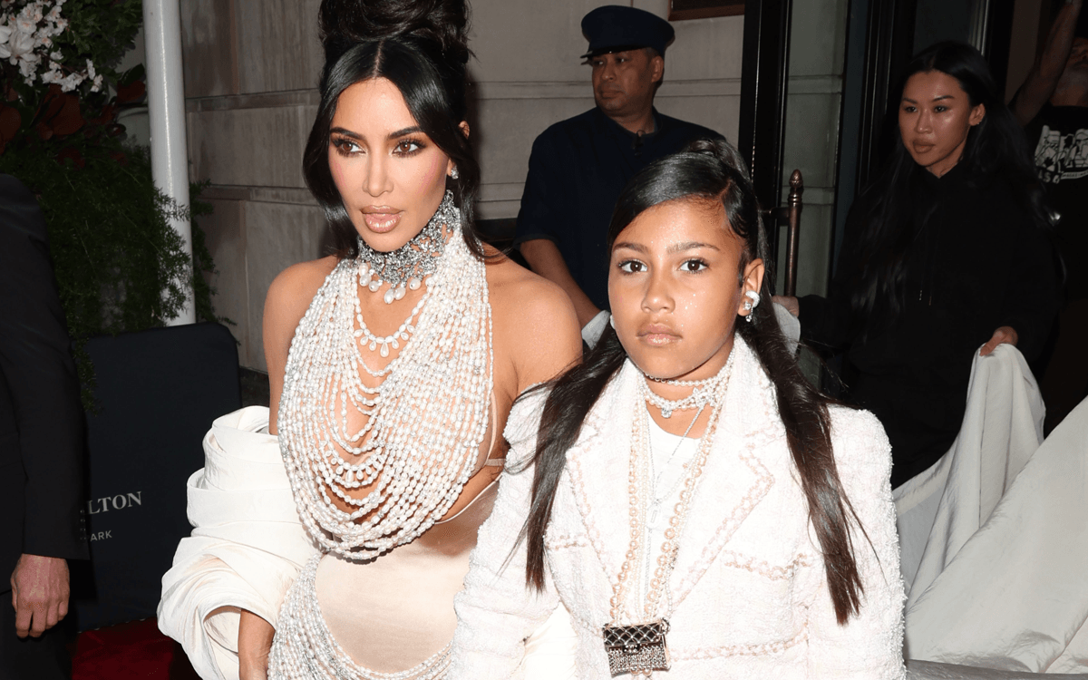 Kim Kardashian and North West Met Gala 2023