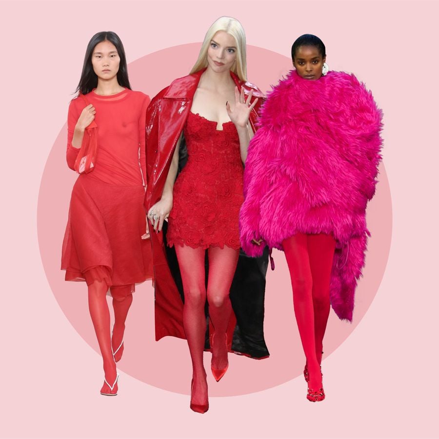 I Wore a Red Tights Outfit Every Day For a Week