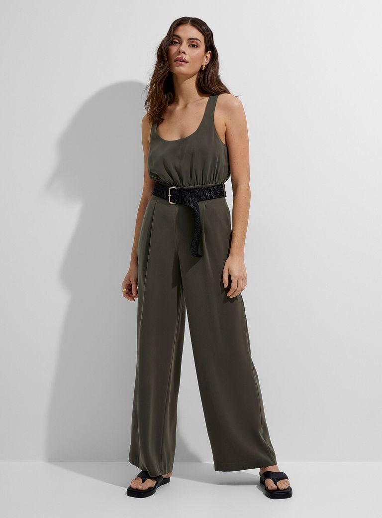 best jumpsuits for women, Simon's u-neck jumpsuit