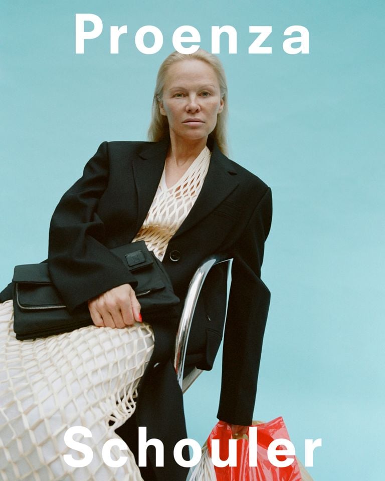 pamela anderson in proenza schouler