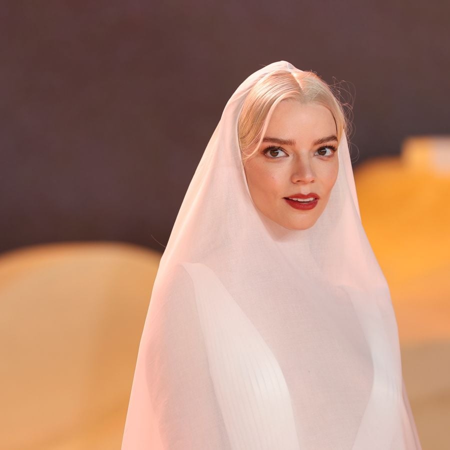 anya taylor joy wedding dress For Secret New Orleans Wedding To Malcolm McRae, Anya Taylor-Joy's Hummingbird Motif Sequin Dior Wedding Dress Was A Cut Above Celebrity Bridal Gowns