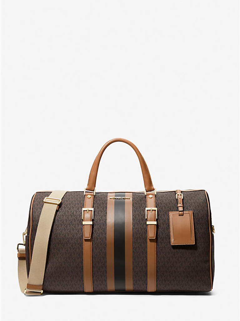 Michael Michael Kors Bedford Travel Extra-Large Logo Stripe Weekender Bag