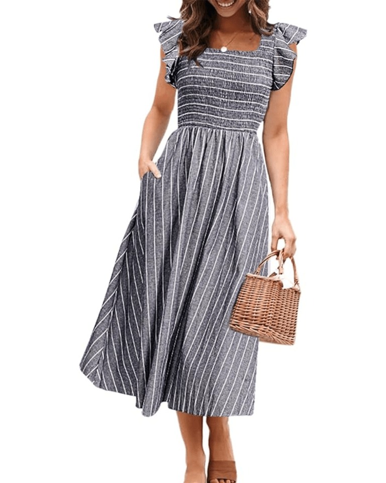 miessal linen dress