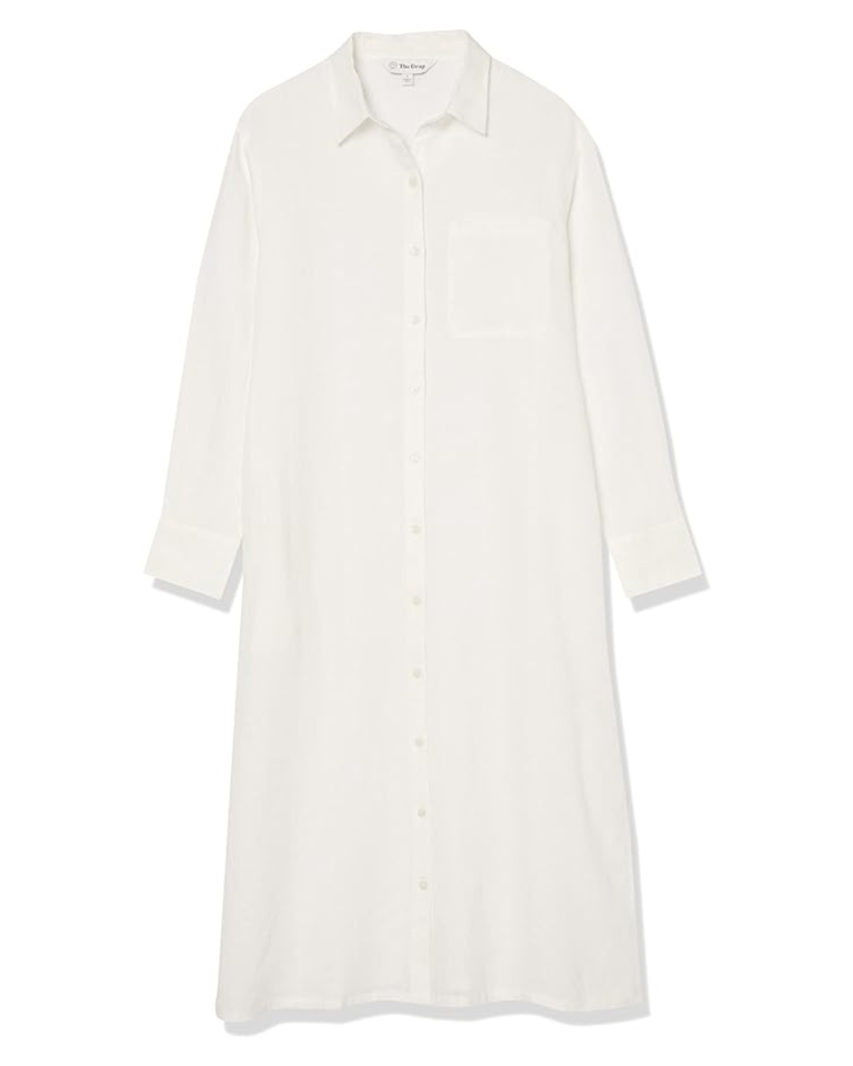 the drop linen dress