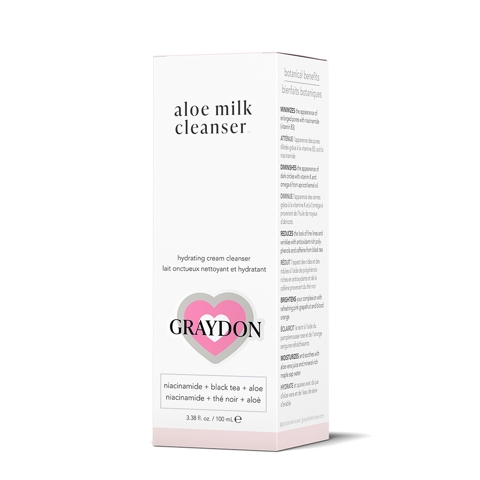 Graydon Skincare Limited-Edition Aloe Milk Cleanser Supporting Breast Cancer Awareness Month
