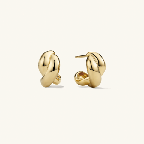 Mejuri Brioche Hoops