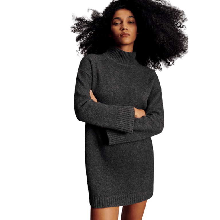 navy blue dress for baby girl THE BEST SWEATER DRESSES FOR WINTER