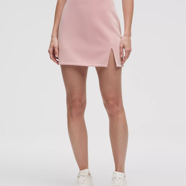 Lululemon Softstreme high-rise mini skirt