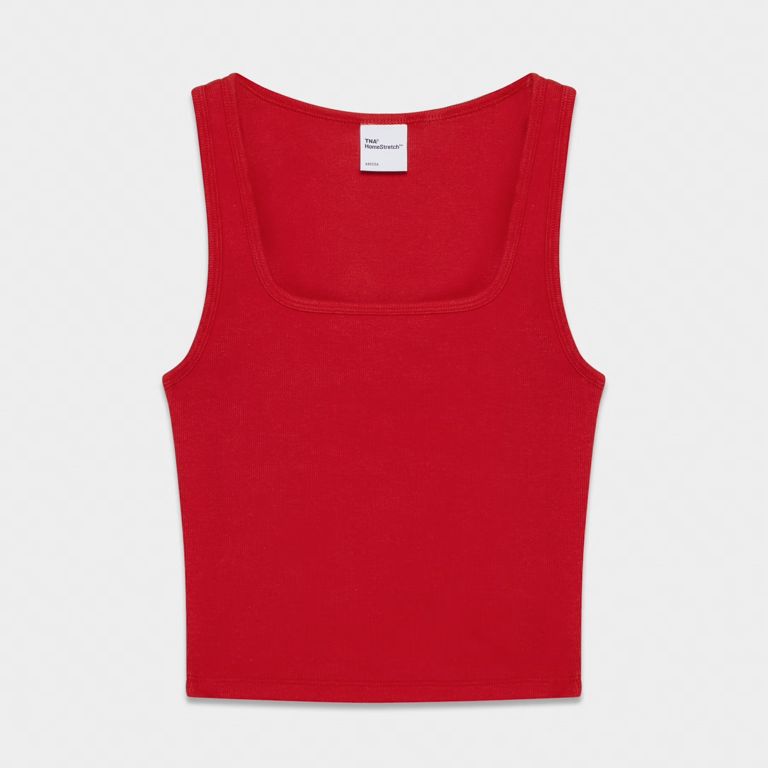 Aritzia rib square-neck tank