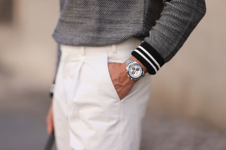 Man wearing Longines watch, watches and wonders 2025