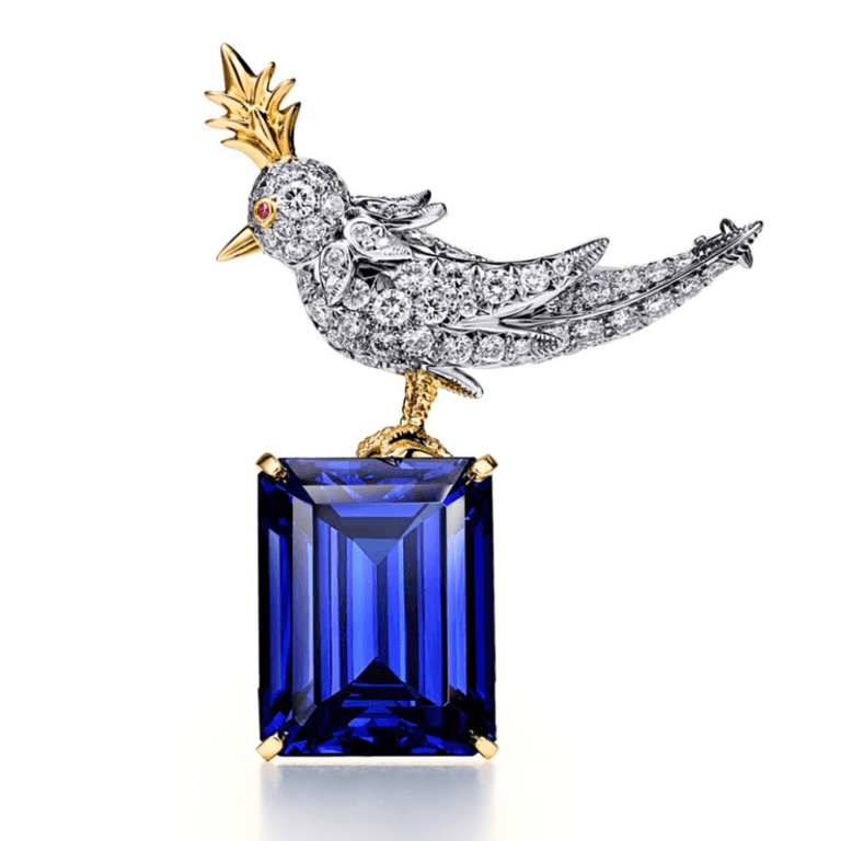 Tiffany and Co. Bird on a Rock Brooch