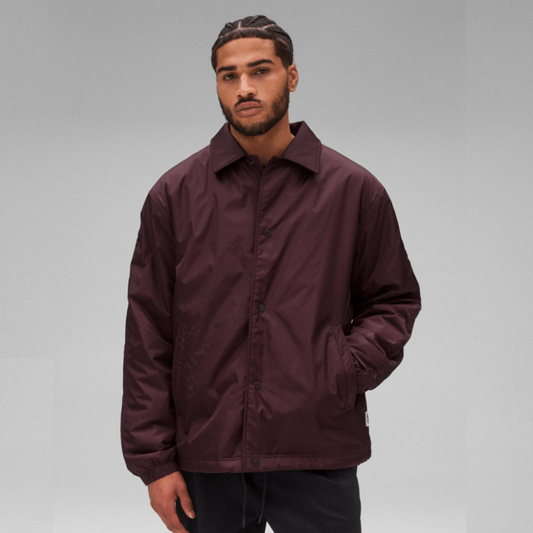 Econyl Satin Nylon Coach's Jacket