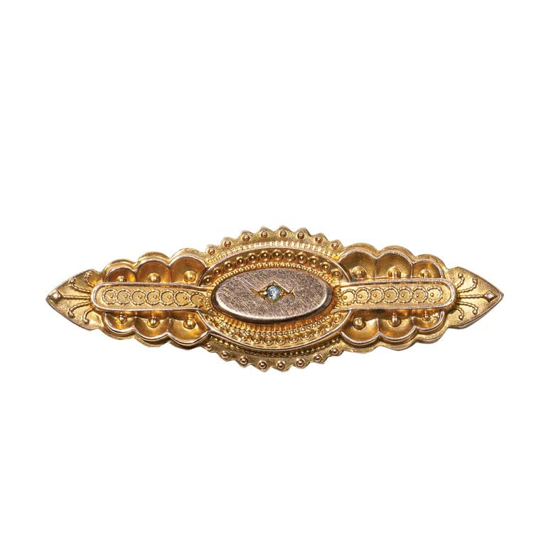 100 Ways Rose Cut Diamond Brooch