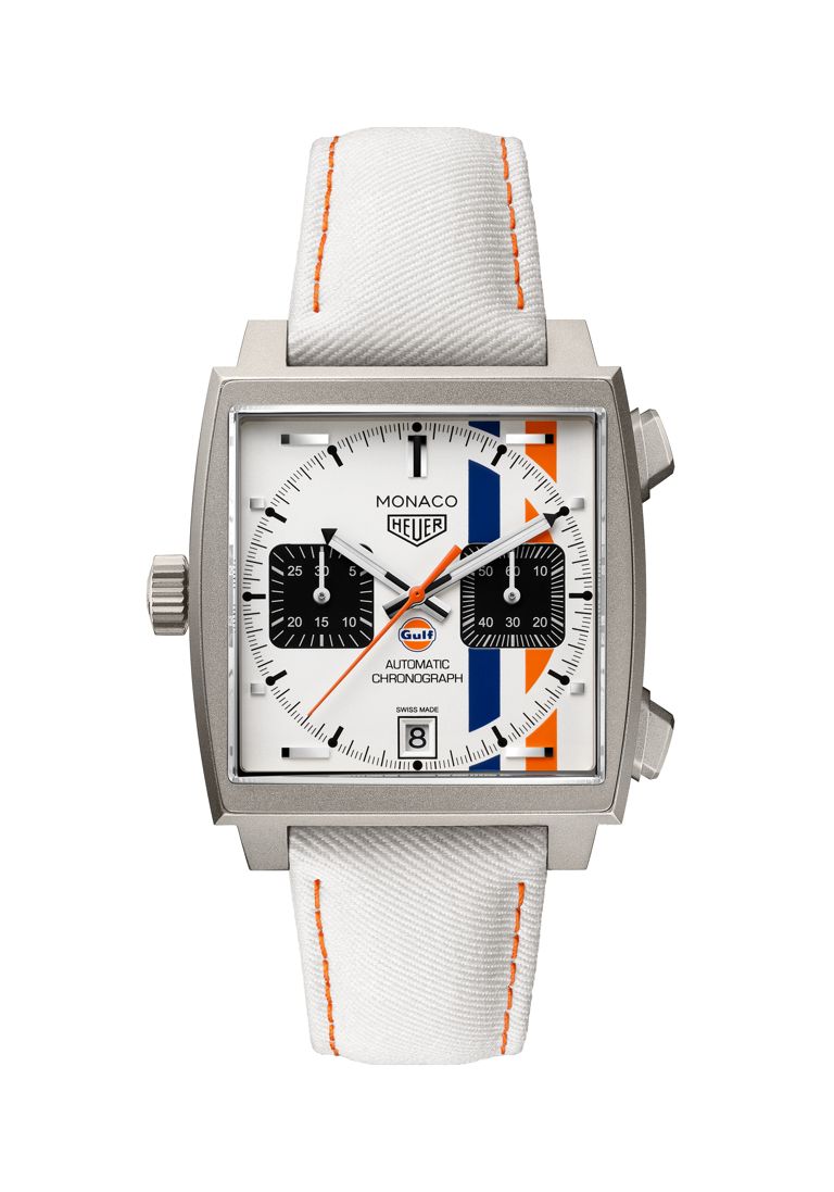 Aaron Taylor-Johnson Omega TAG Heuer Monaco watch