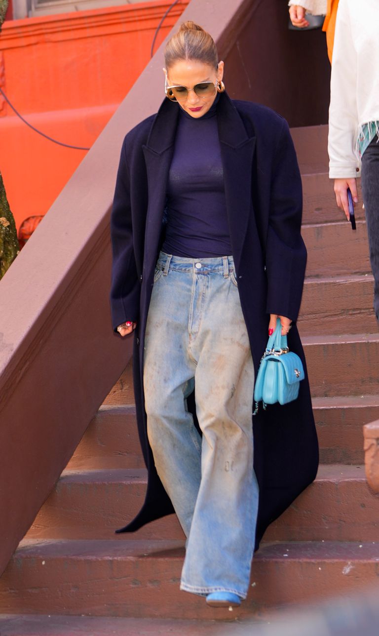 Jennifer Lopez Acne Studios trousers personal style
