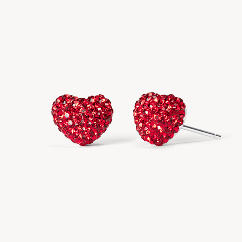 Hillberg & Berk x Team Canada Sparkle Hearts Earrings