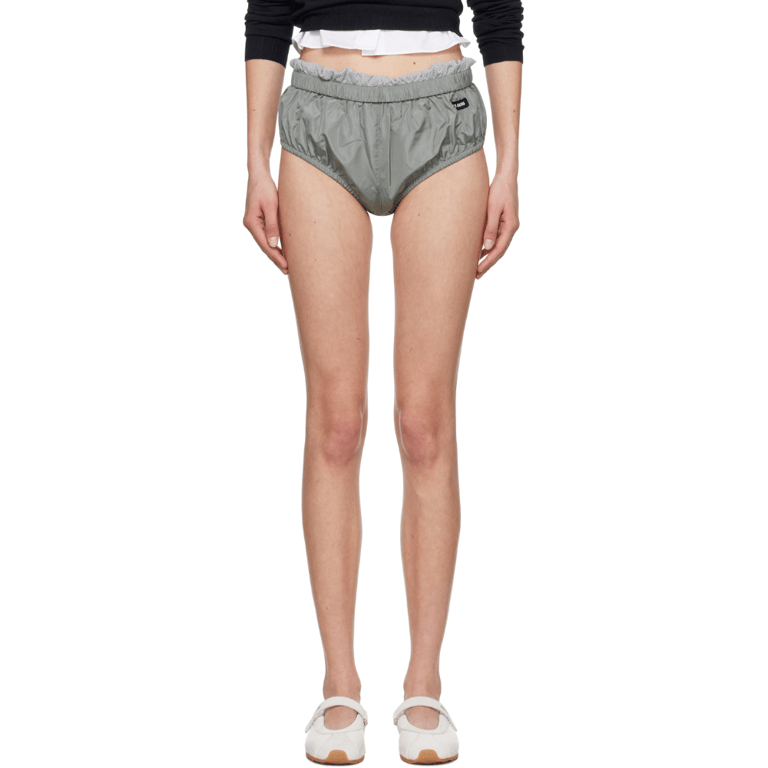 Miu Miu Technical Silk Briefs