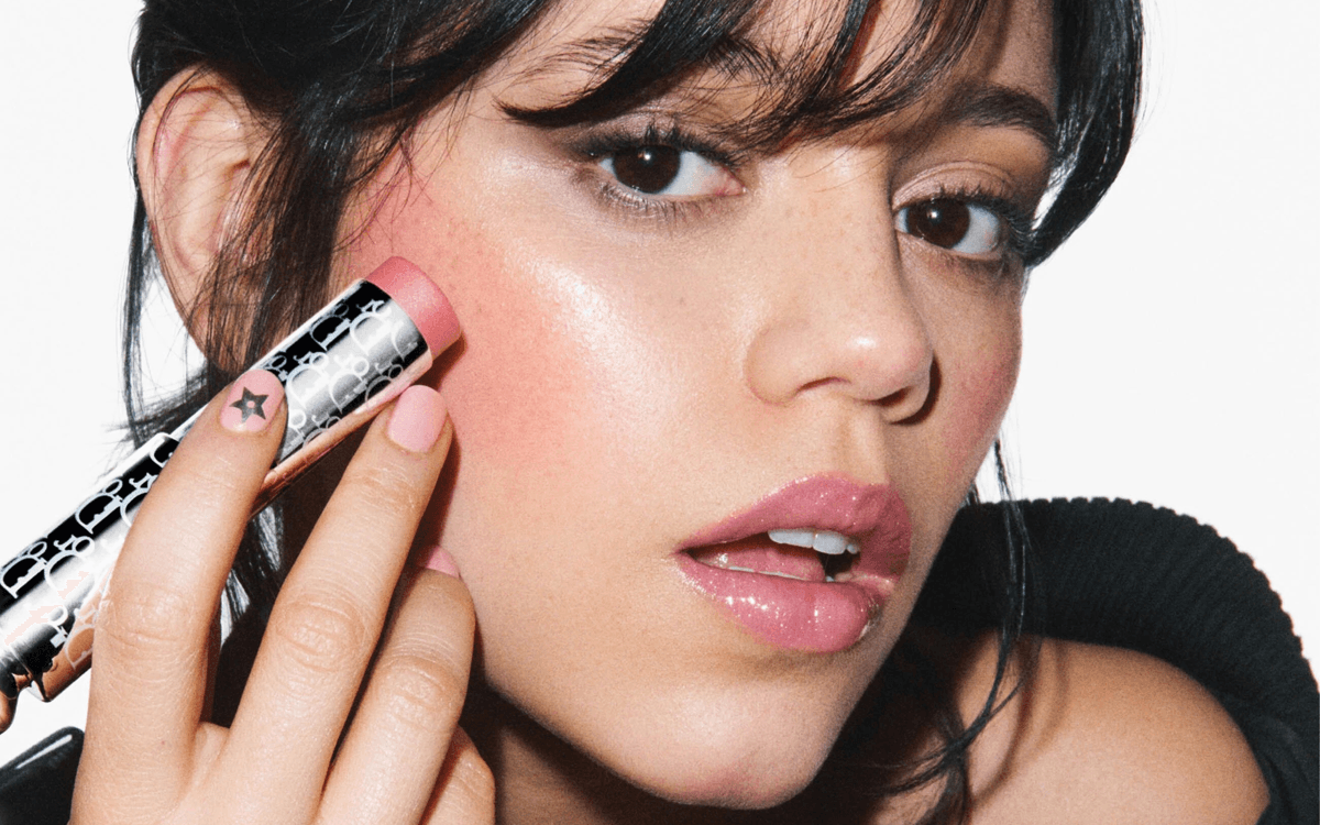 Jenna Ortega uses the Dior Backstage Rosy Glow Stick