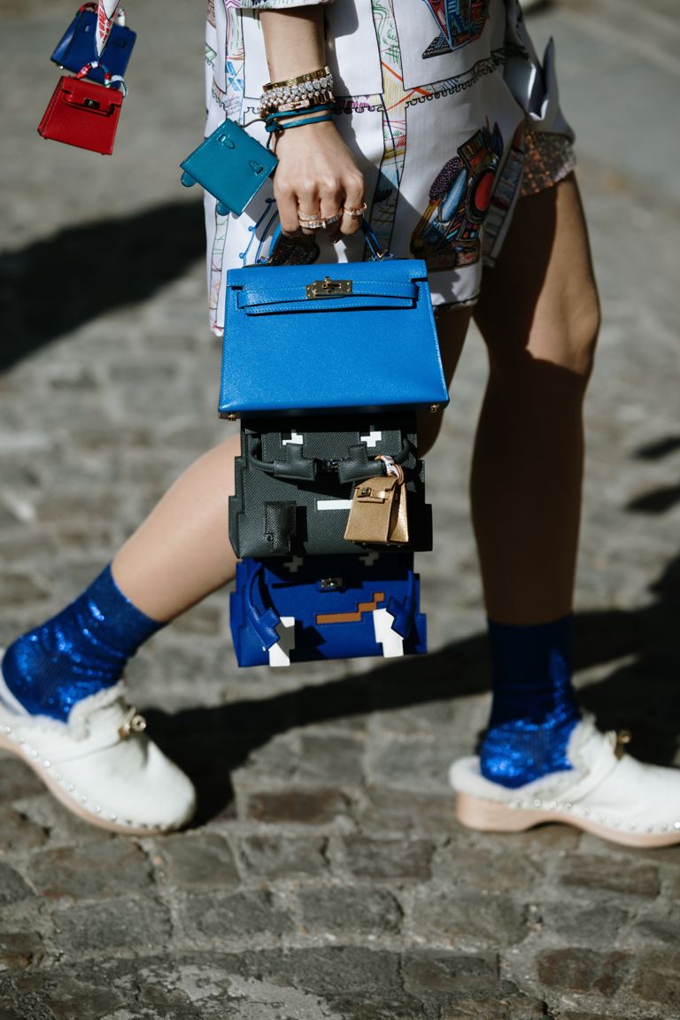 What makes a designer bag iconic? Hermes Birkin bags