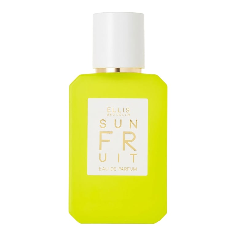 best solar fragrances: a bottle of Ellis Brooklyn Sun Fruit Eau de Parfum