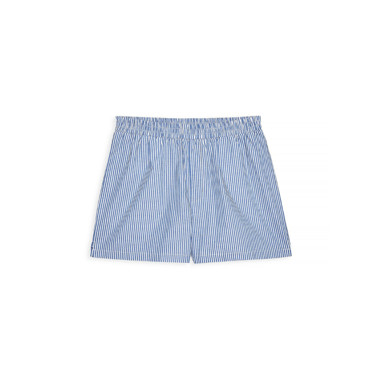 Striped Cotton Shorts