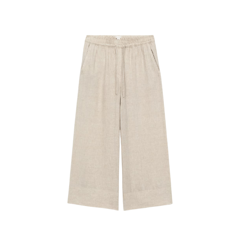 Cropped Linen Trousers